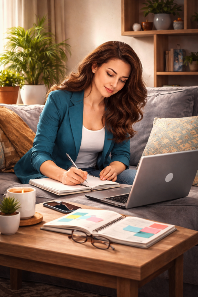 Hábitos que Separam Mulheres Produtivas das que Vivem Sobrecarregadas