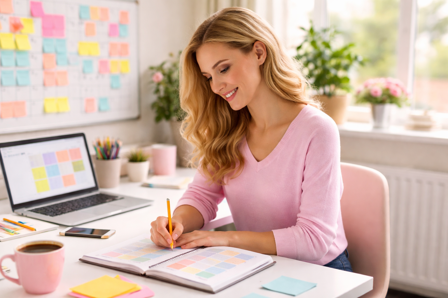 organização pessoal feminina