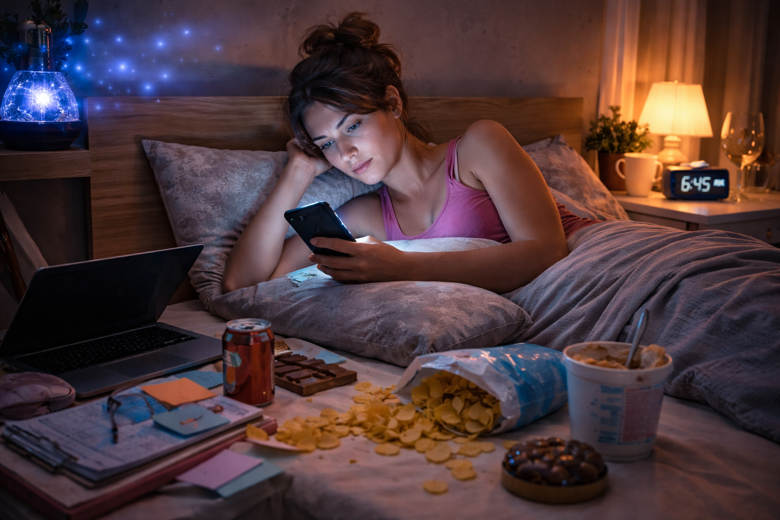 Hábitos Noturnos que Sabotam o seu Dia Seguinte